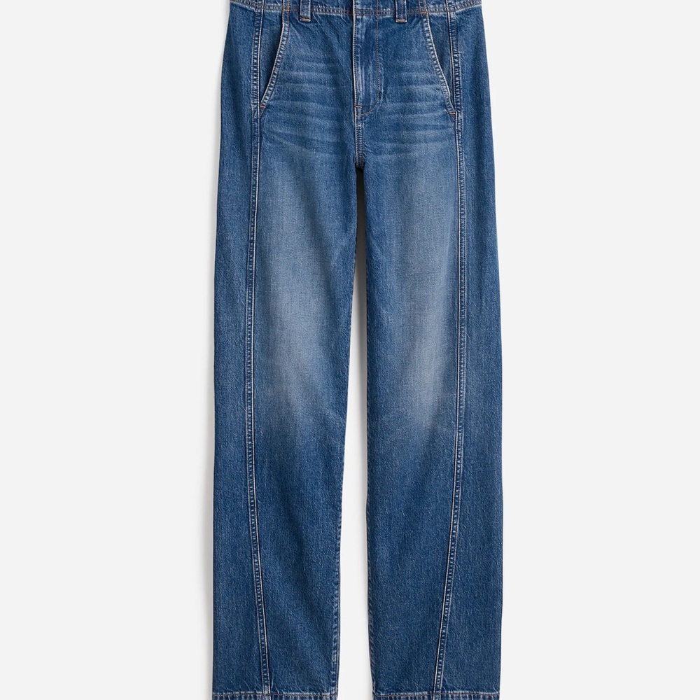 Madewell tapered denim trousers in concho wash
